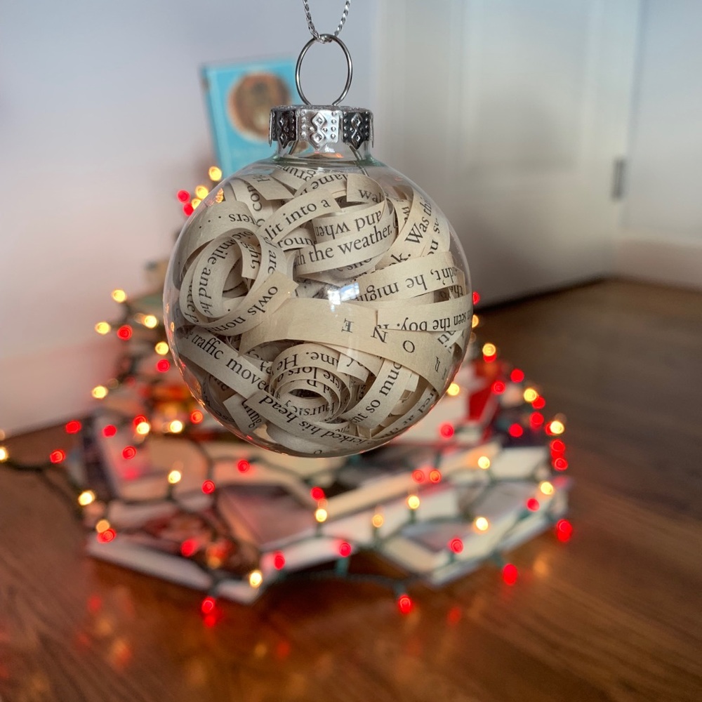 Book Page Ornaments